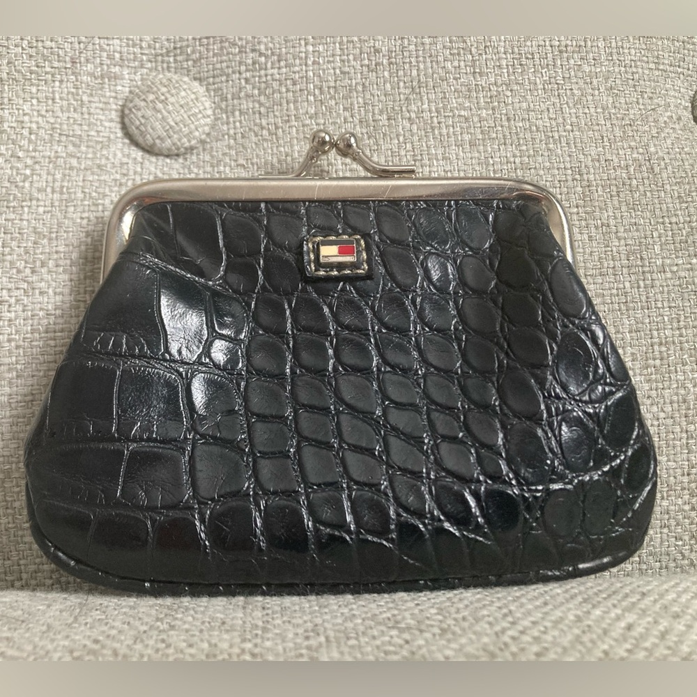 Tommy Hilfiger black coin purse